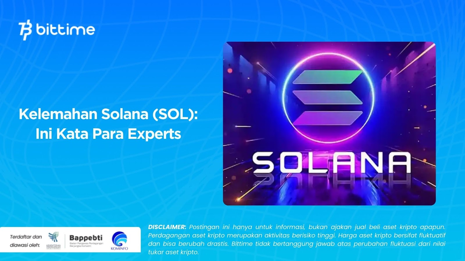 Kelemahan Solana (SOL) Ini Kata Para Experts