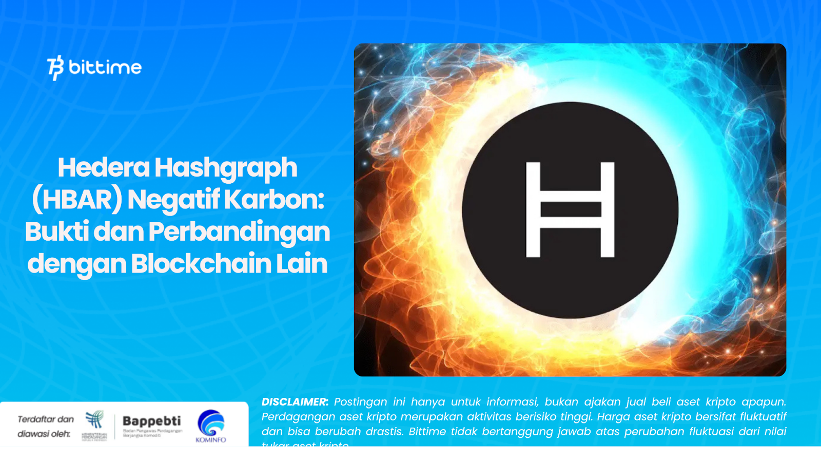 Hedera Hashgraph (HBAR) Negatif Karbon: Bukti dan Perbandingan dengan Blockchain Lain
