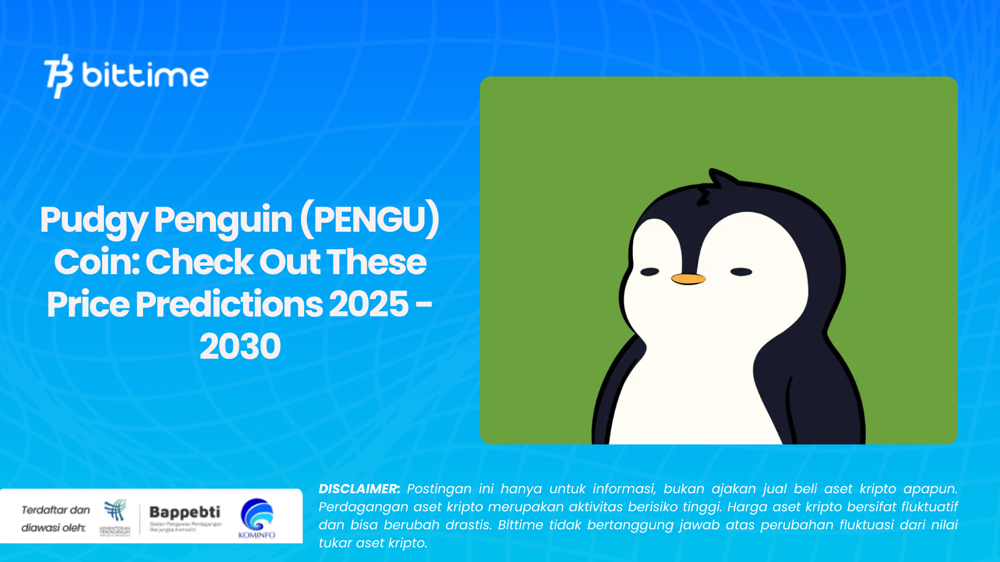 Pudgy Penguin (PENGU) Coin: Check Out These Price Predictions 2025 - 2030 –  Bittime