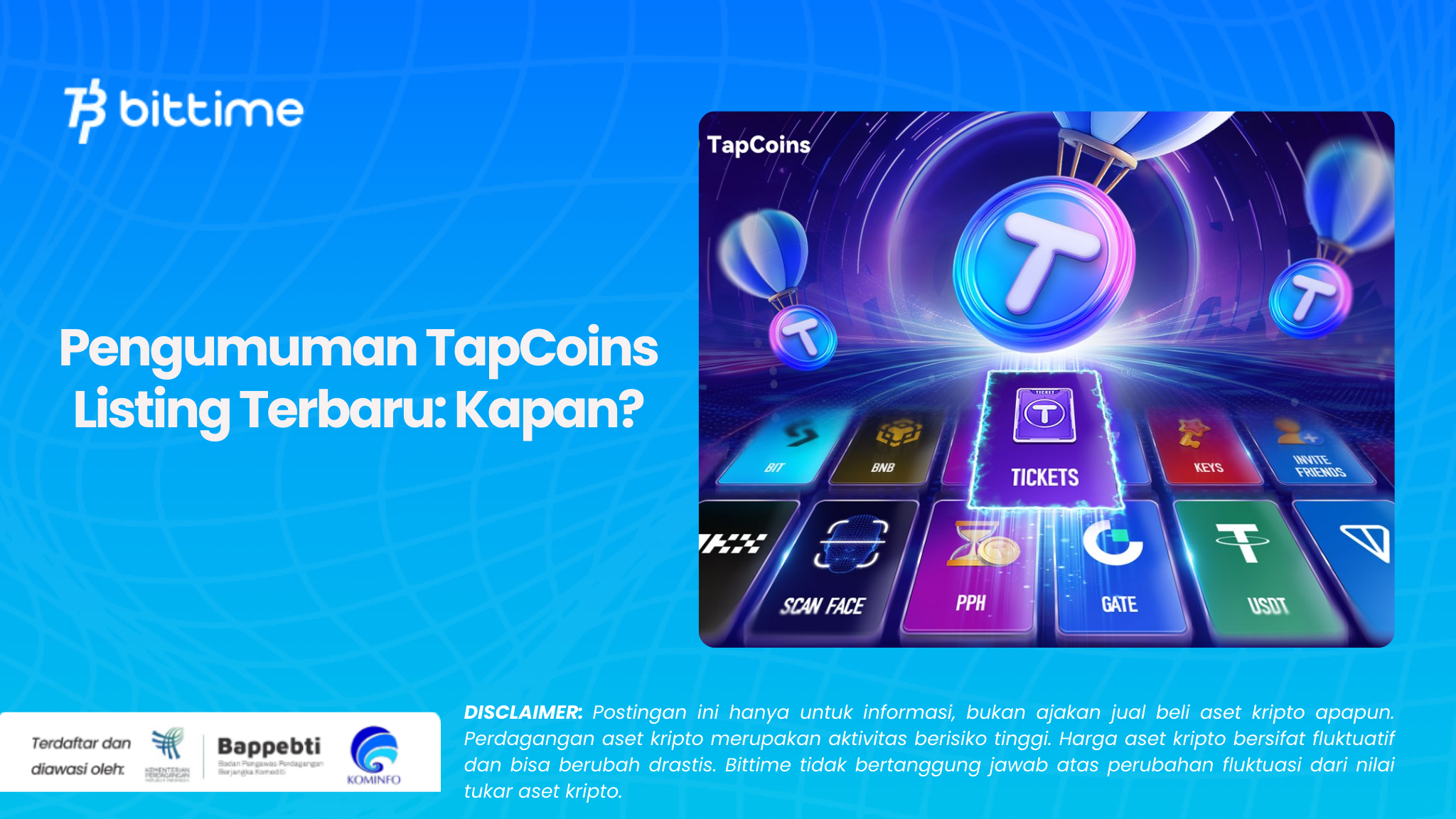 Pengumuman TapCoins Listing Terbaru: Kapan? – Bittime