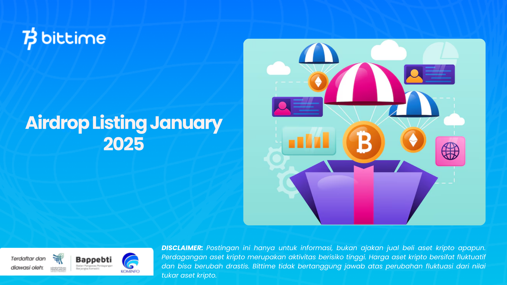Airdrop Listing January 2025 – Bittime