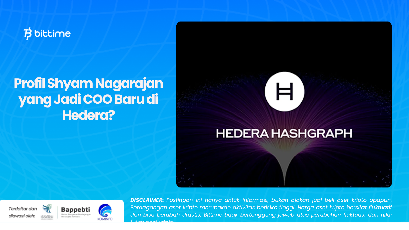 Profil Shyam Nagarajan yang Jadi COO Baru di Hedera?
