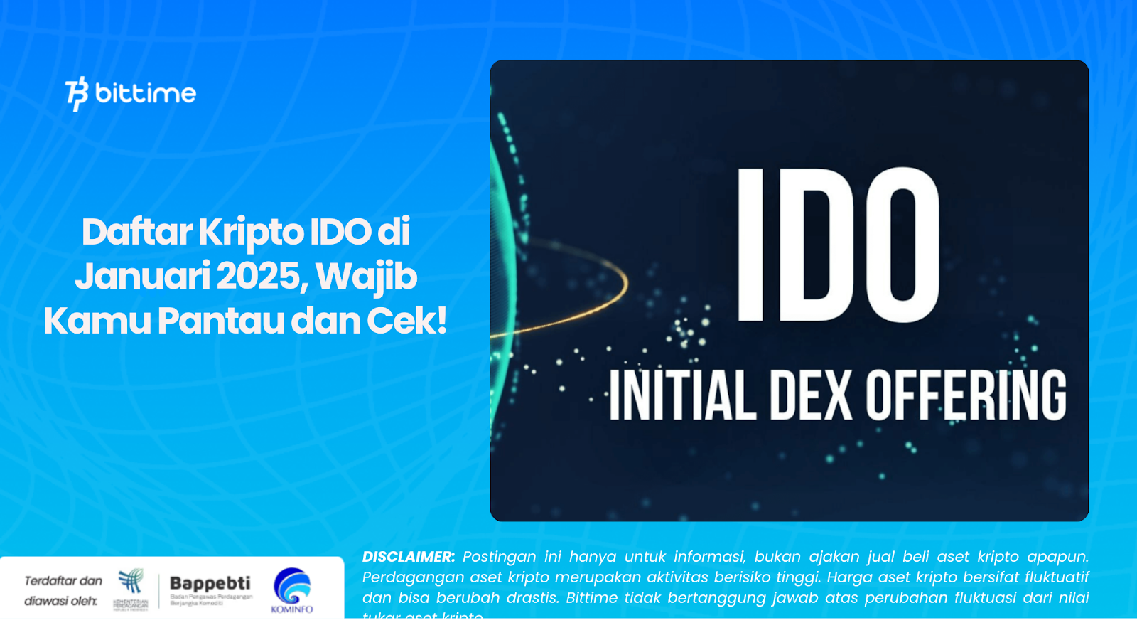 Daftar Kripto IDO di Januari 2025, Wajib Kamu Pantau dan Cek!
