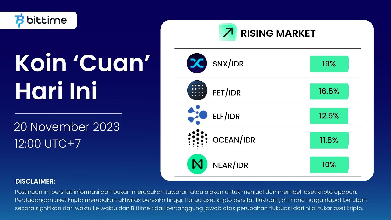 market crypto hari ini