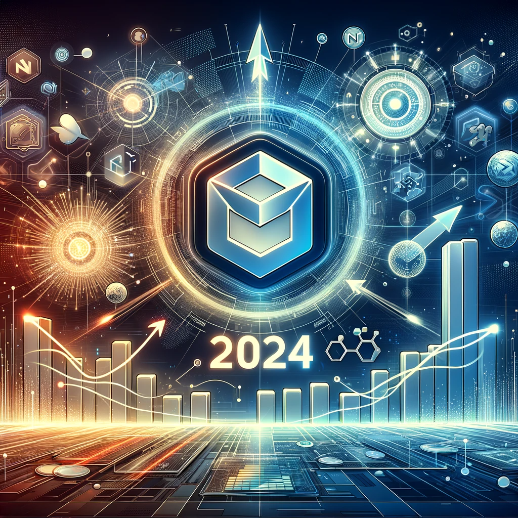 DALLĀ·E 2024-01-08 20.11.41 - A futuristic and engaging illustration representing the prediction for NEAR Protocol in 2024. The design should feature a dynamic and high-tech depict.png