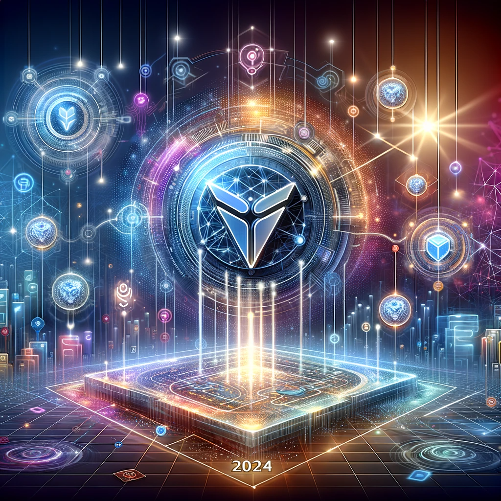DALLĀ·E 2024-01-08 20.14.43 - A modern and visionary illustration depicting the prediction for Celestia (TIA) Blockchain in 2024. The design should include an imaginative represent.png