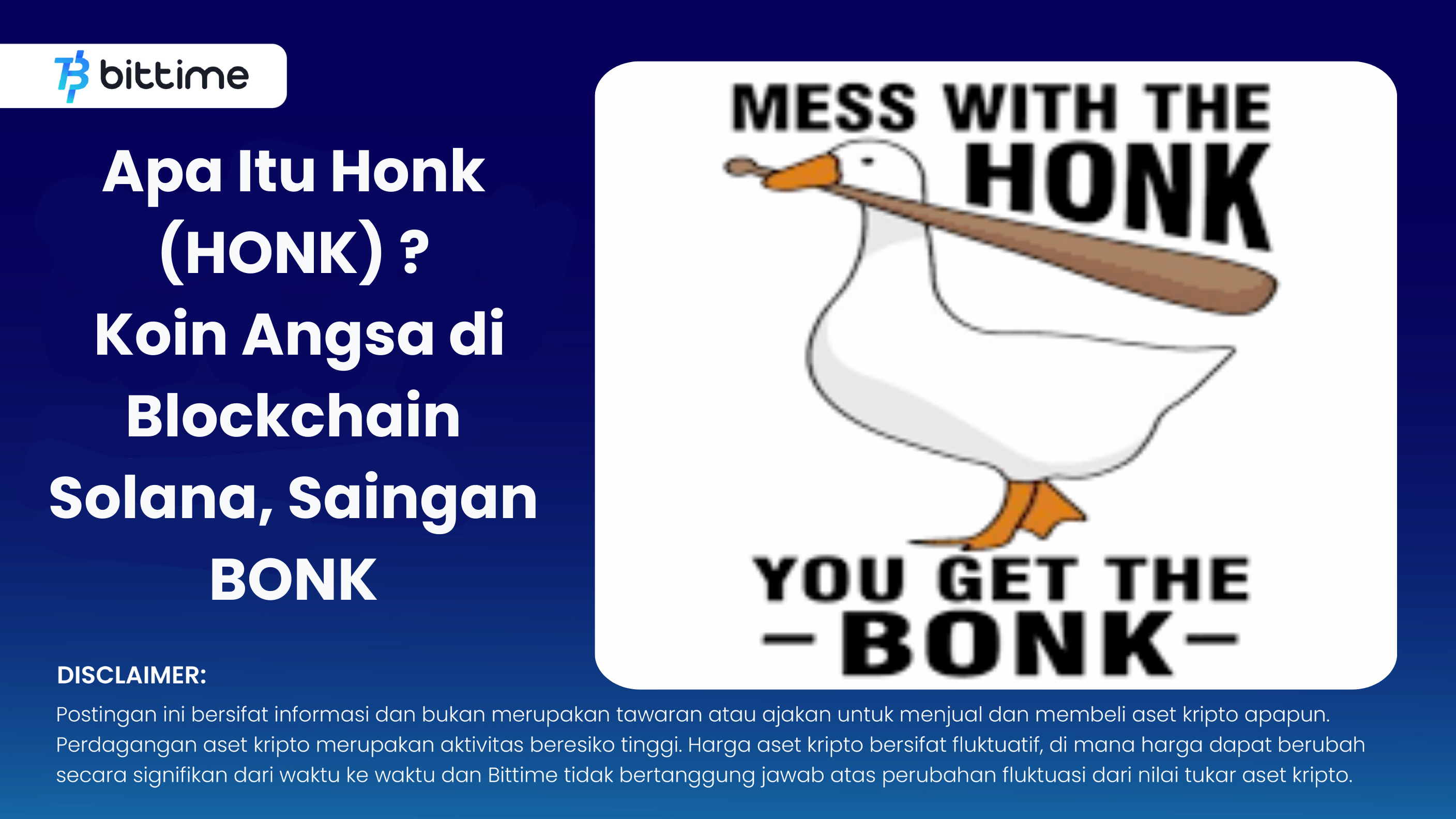 What Is Honk HONK Goose Coin on Solana Blockchain BONK Rival