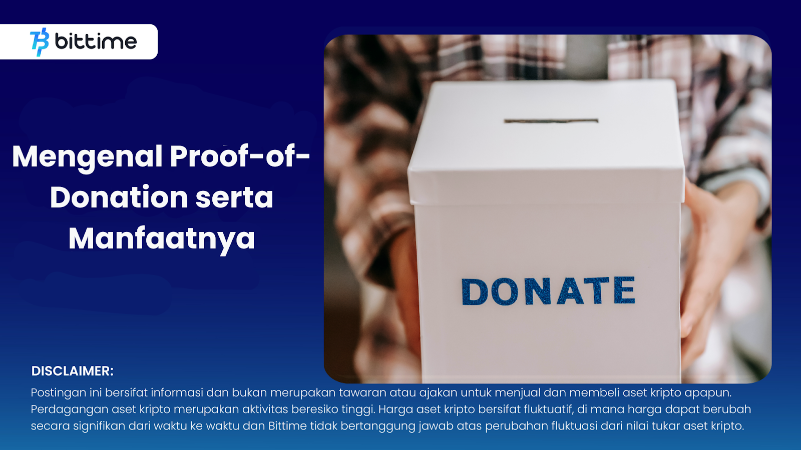 Mengenal Proof-of-Donation Serta Manfaatnya – Bittime