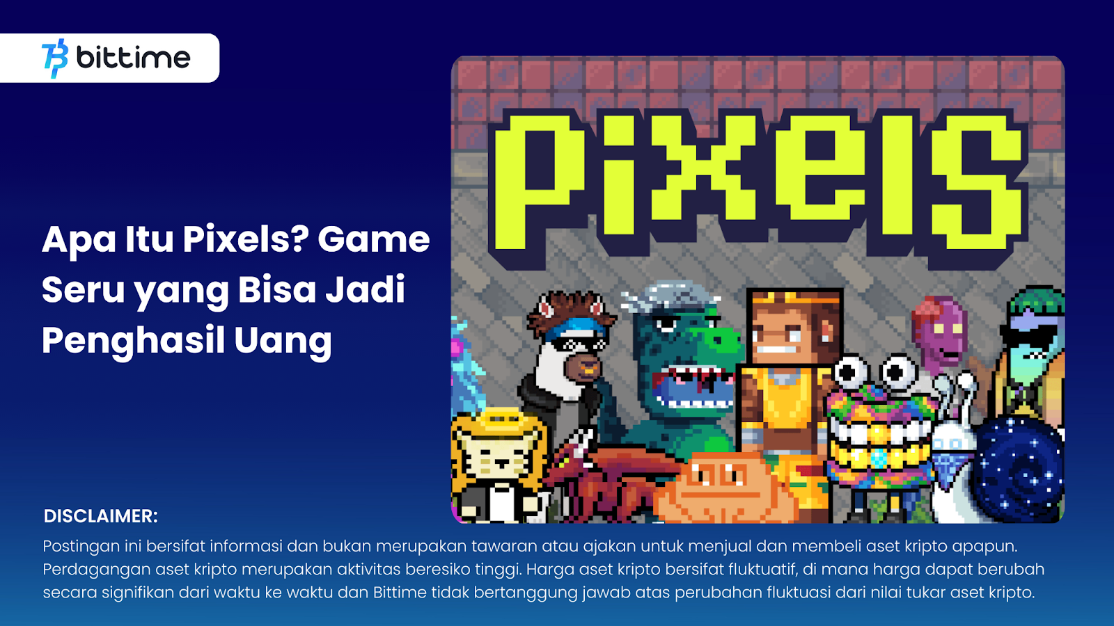 What Is Pixels? Exciting Games that Can Make Money – Bittime