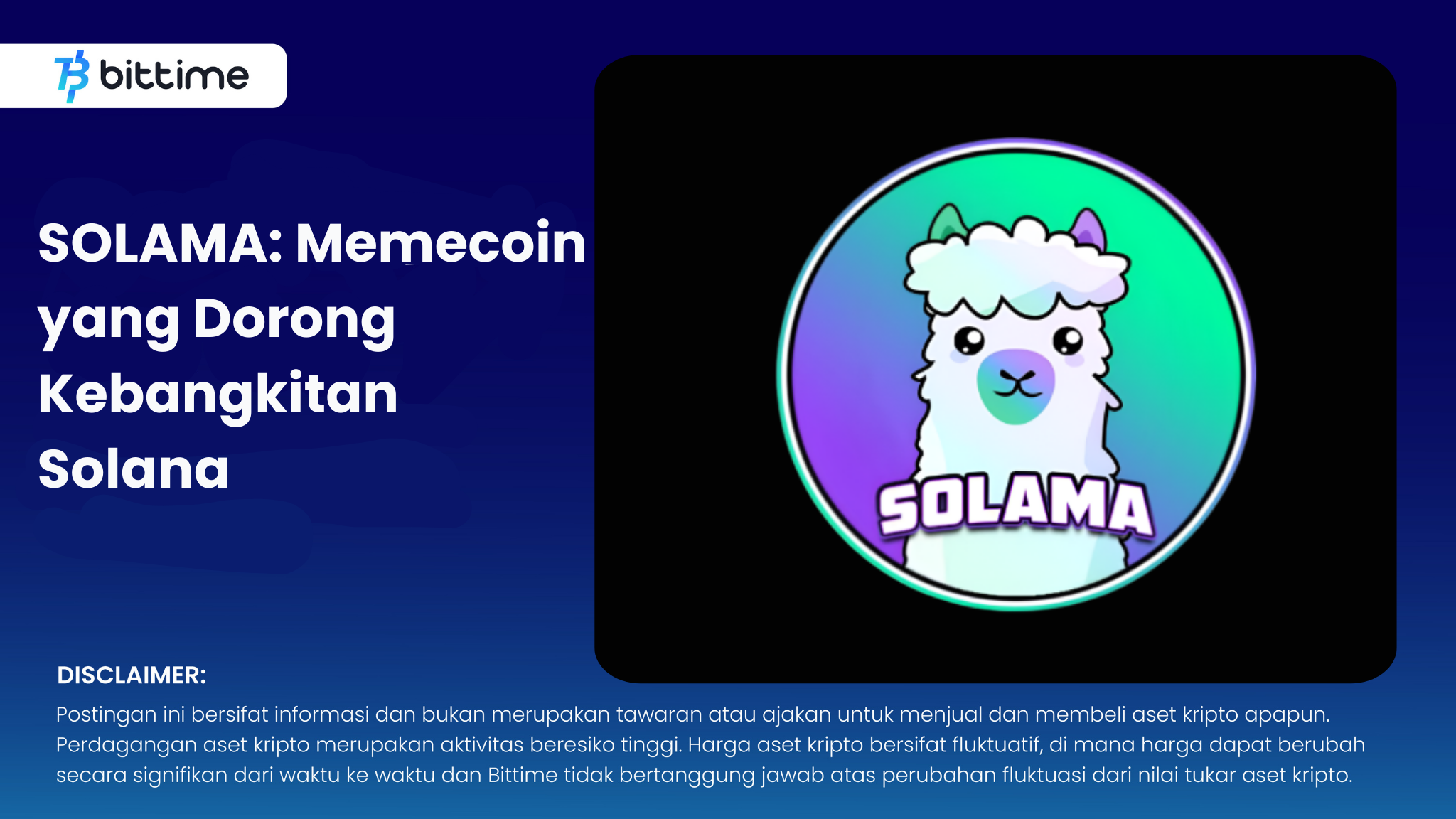 SOLAMA: Meme Coin Yang Dorong Kebangkitan Solana – Bittime