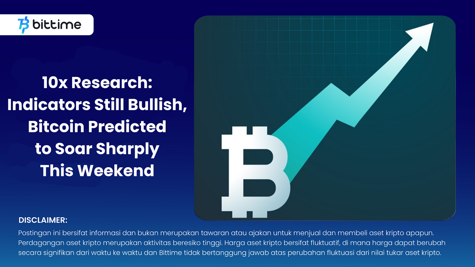 10x Research: Indicators Still Bullish, Bitcoin Predicted To Soar ...