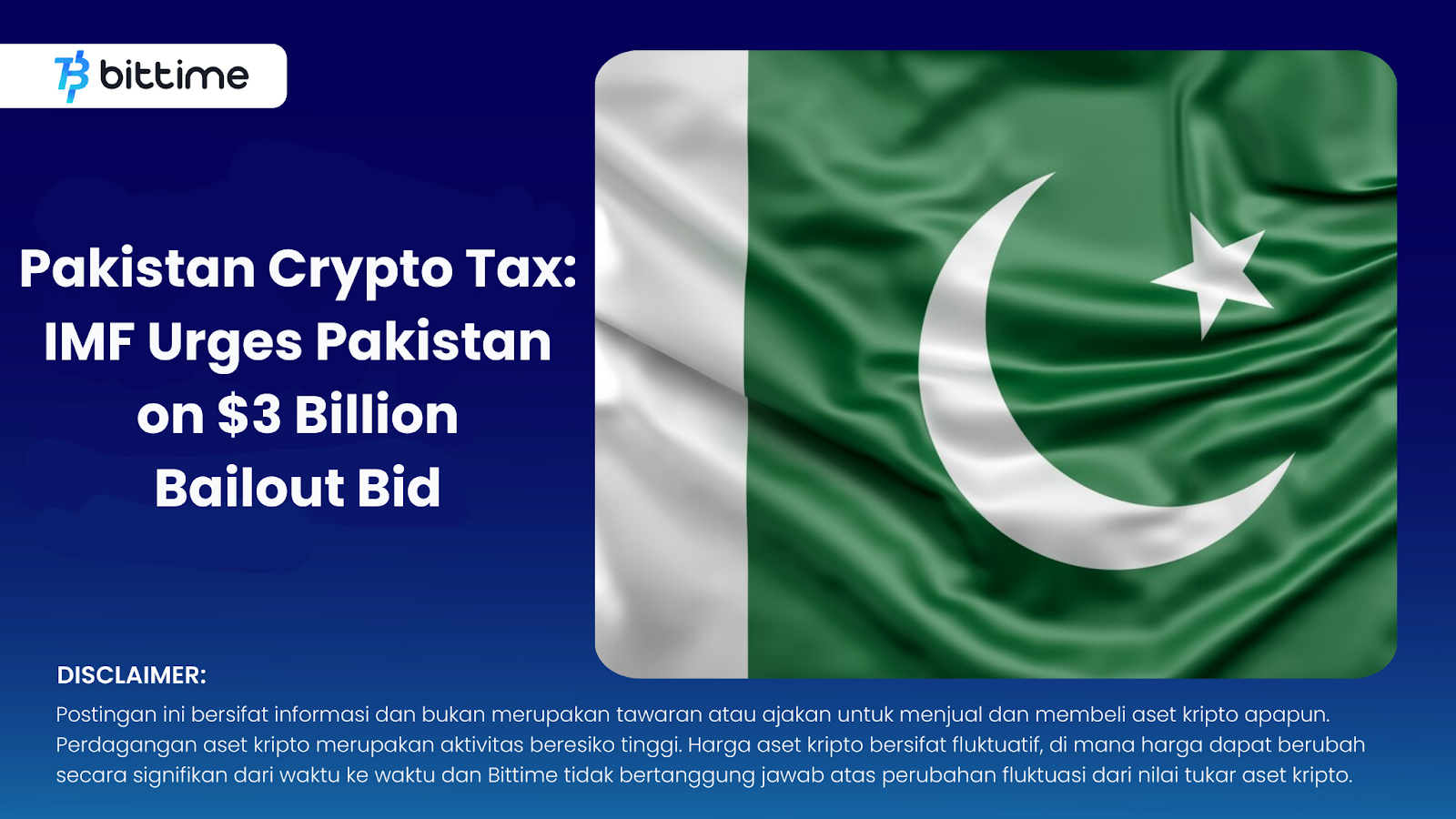 Pakistan Crypto Tax: IMF Urges Pakistan on $3 Billion Bailout Bid – Bittime