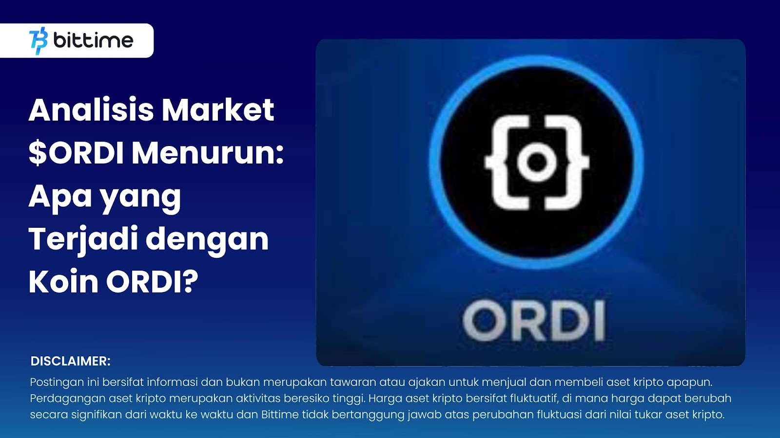 ORDI Market Analysis Declines: What Happened to ORDI Coins? – Bittime