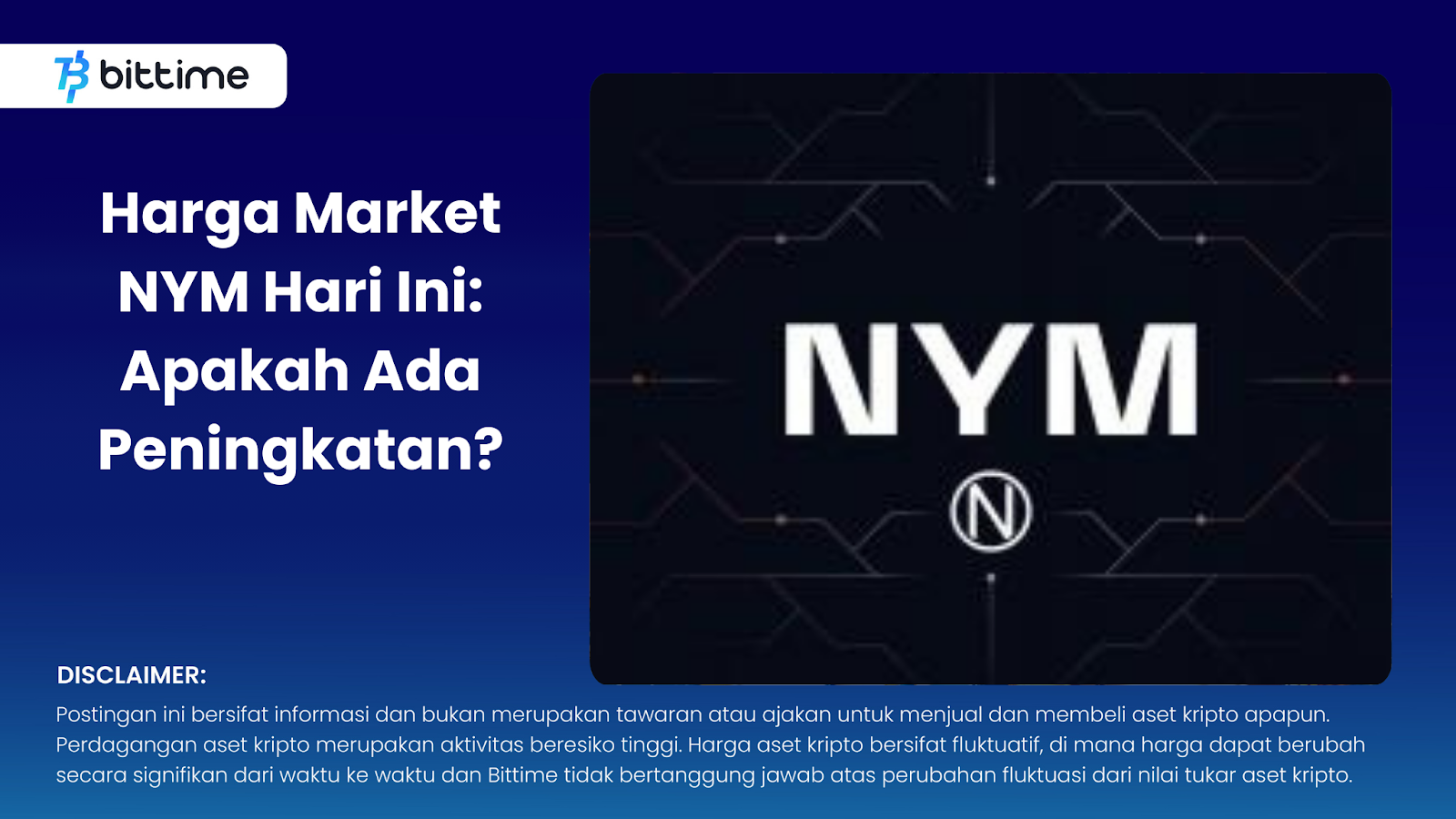 Today's NYM Market Price Is There an Improvement? Bittime