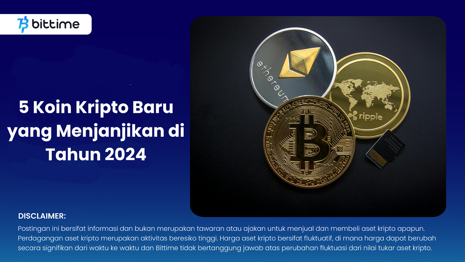 5 Koin Kripto Baru yang Menjanjikan di Tahun 2024 – Bittime