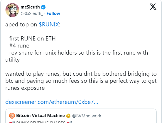 One Runes Project that Gives 100x Profit, What is That? – Bittime