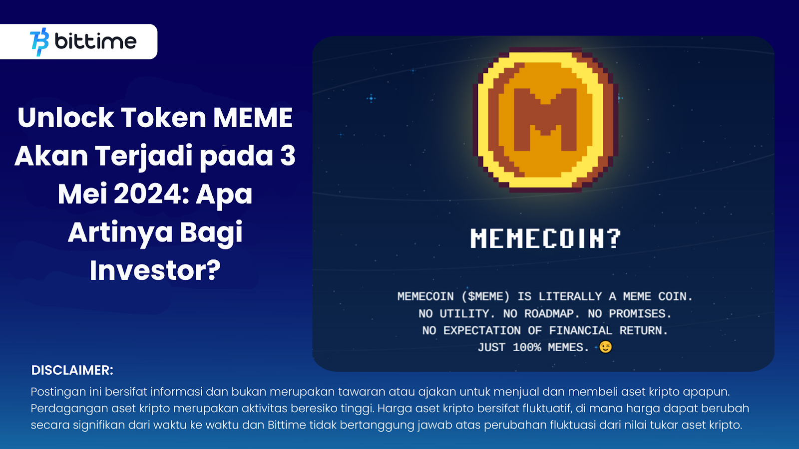MEME Token Unlock Will Happen on May 3, 2024: What Does It Mean For  Investors? – Bittime