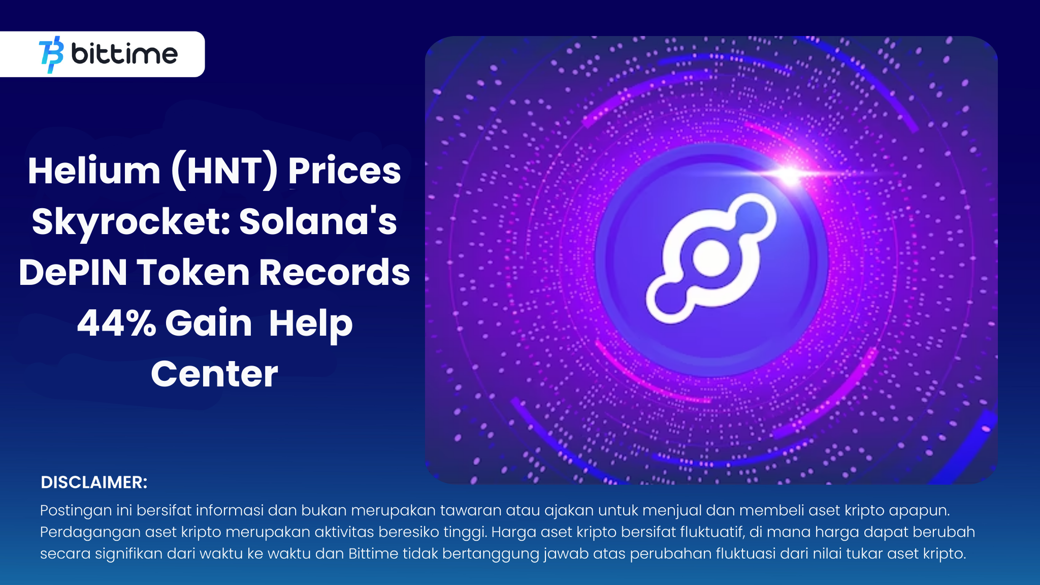 Helium (HNT) Prices Skyrocket: Solana's DePIN Token Records 44% Gain ...