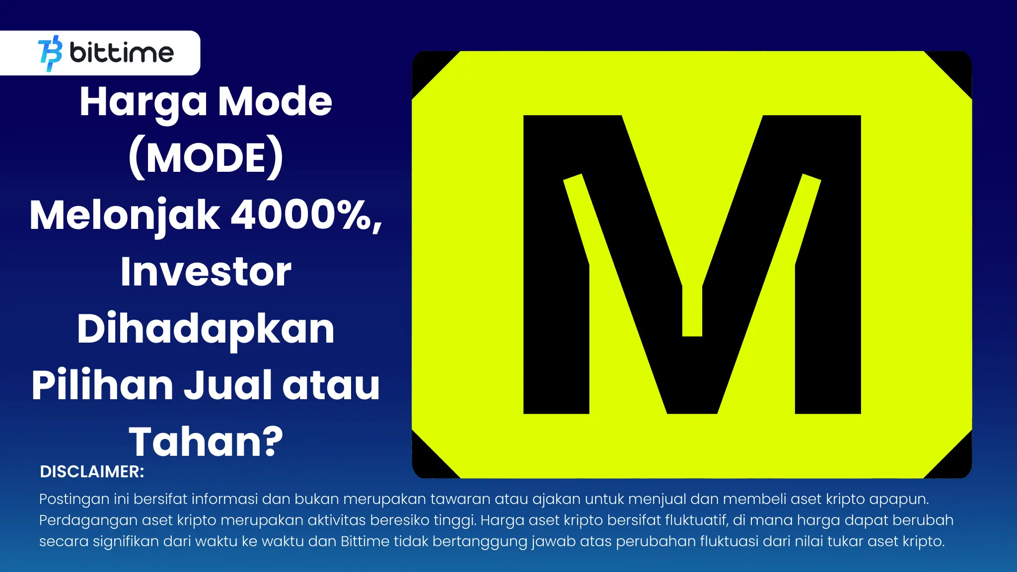 Mode Price (MODE) Soars 4000%, Investors Face the Choice of Sell or Hold?.webp