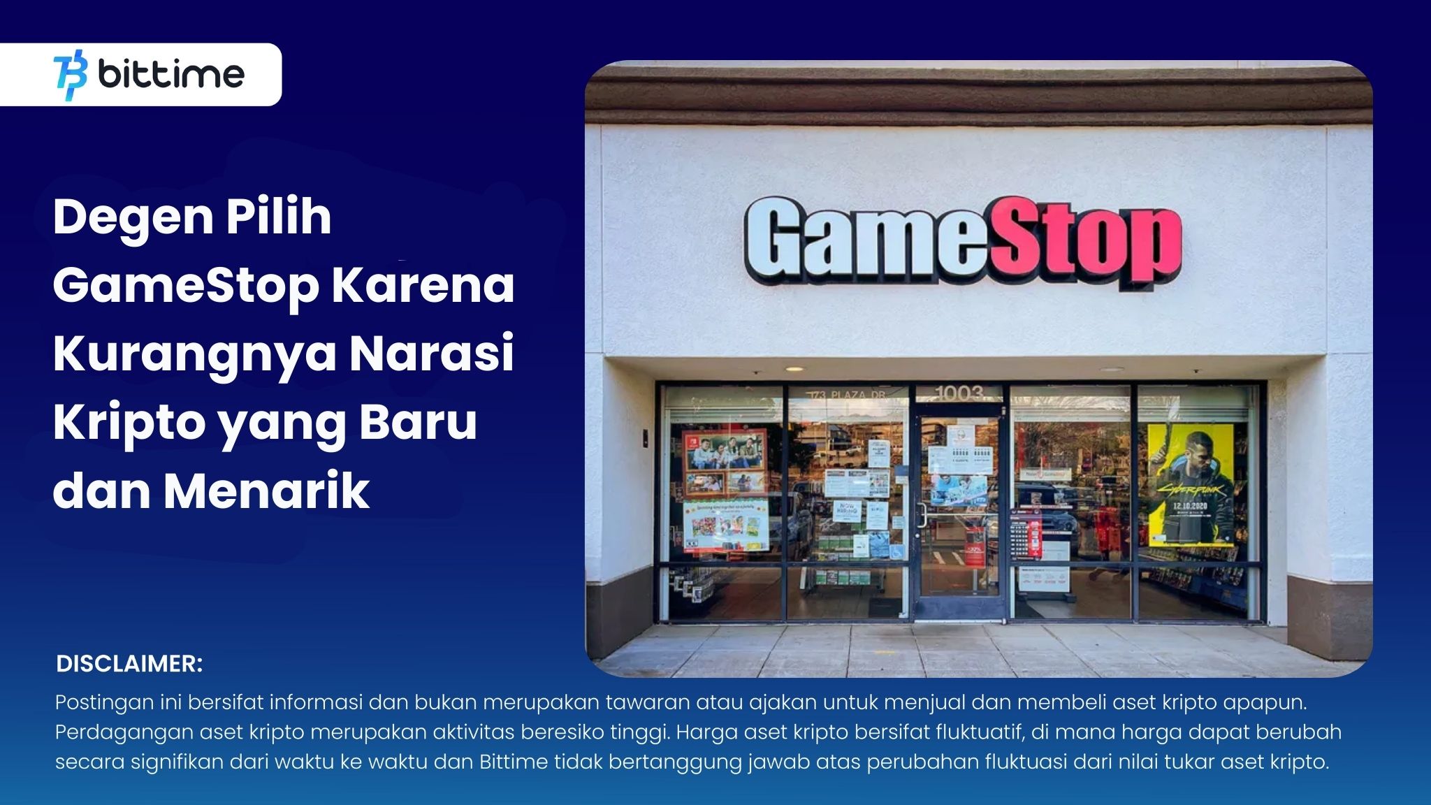 Degen Pilih GameStop Karena Kurangnya Narasi Kripto yang Baru dan Menarik.jpg