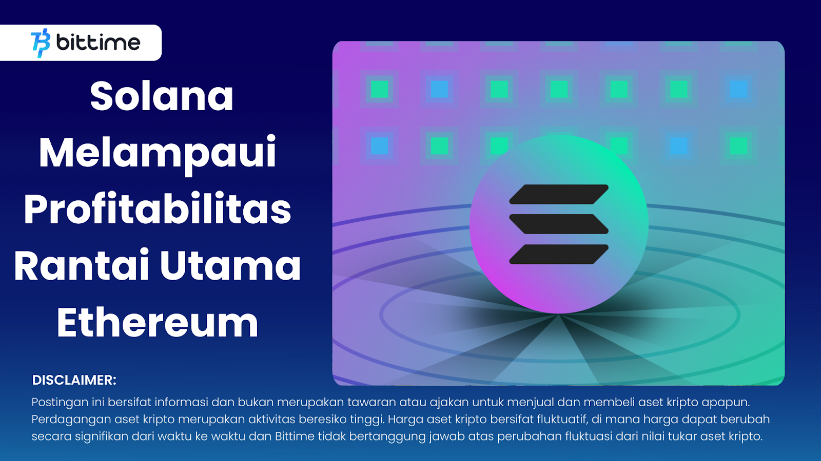 Solana Surpasses Ethereum Main Chain Profitability