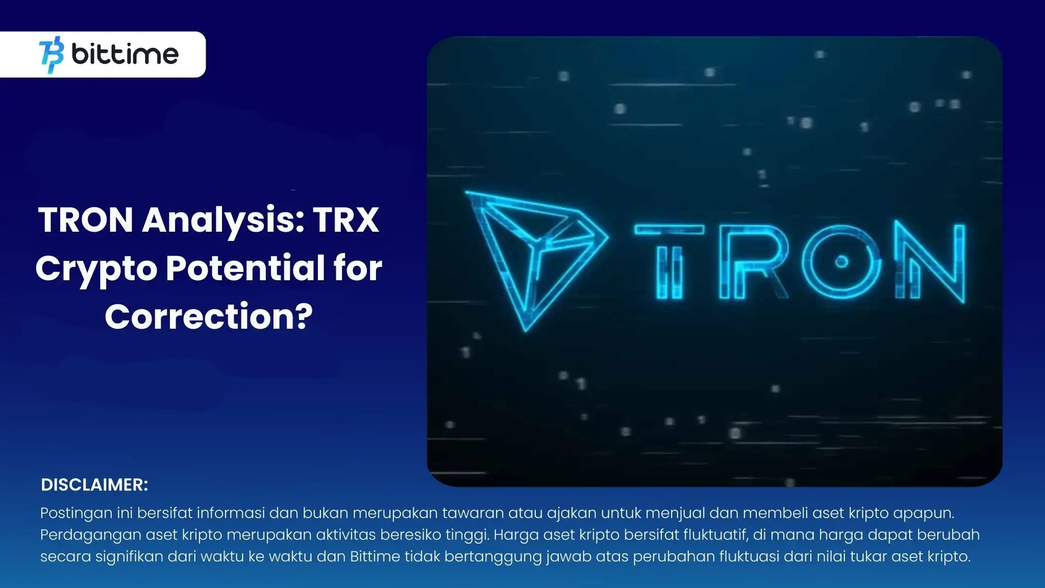 TRON Analysis TRX Crypto Potential for Correction.webp