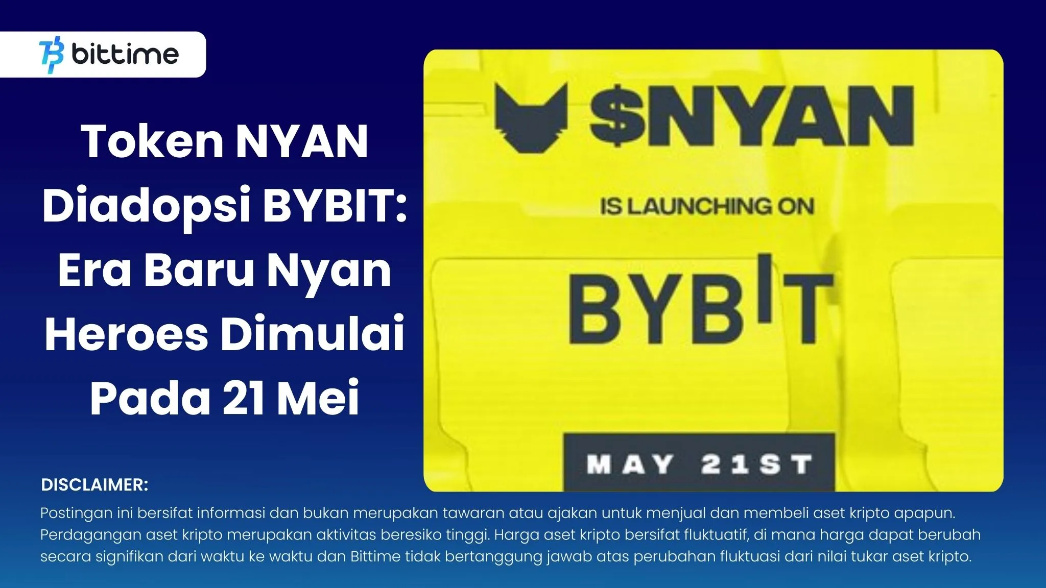 Token NYAN akan Meluncur di BYBIT pada 21 Mei 2024.webp