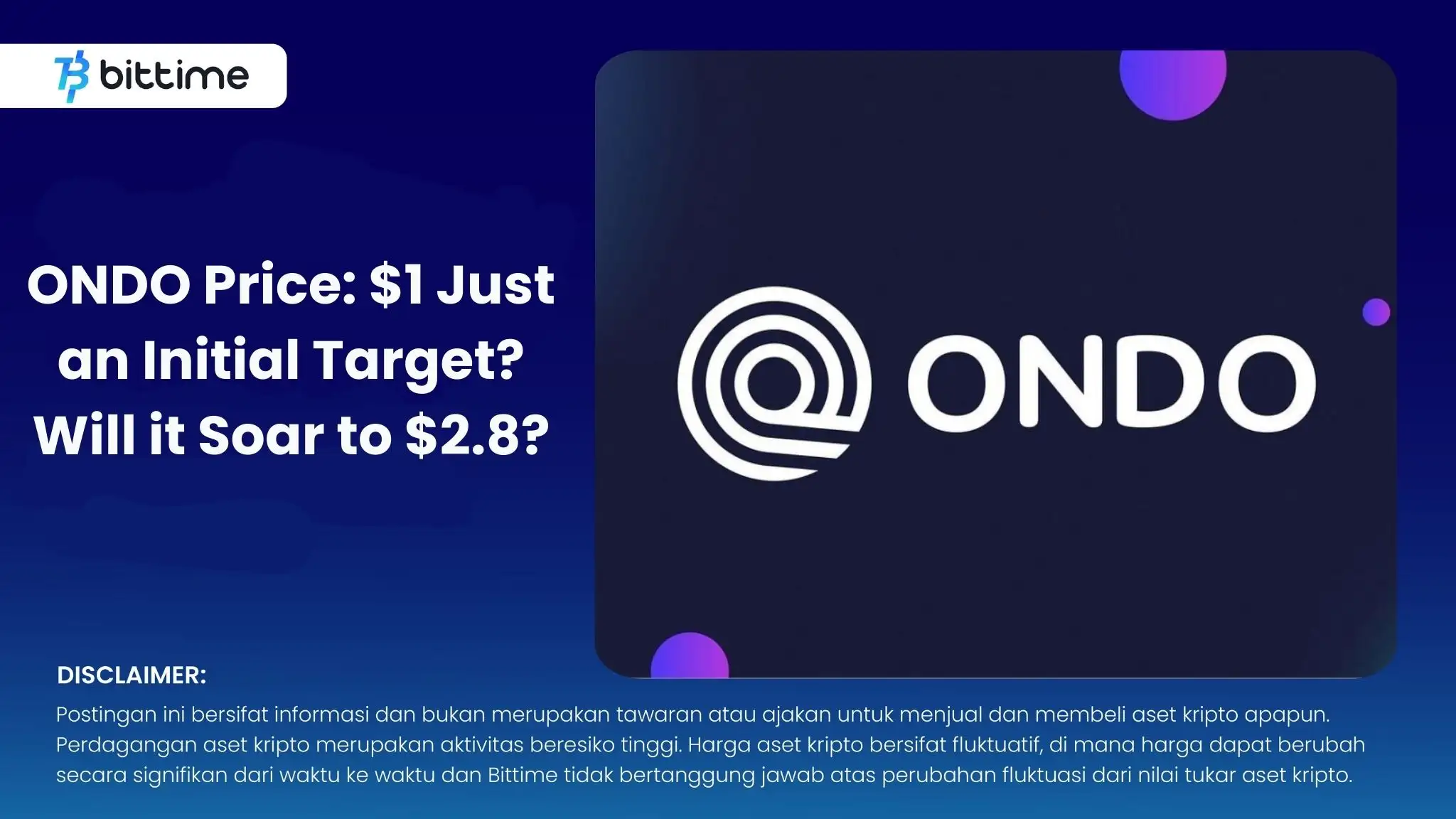 ONDO Price $1 Just an Initial Target Will it Soar to $2.8.webp