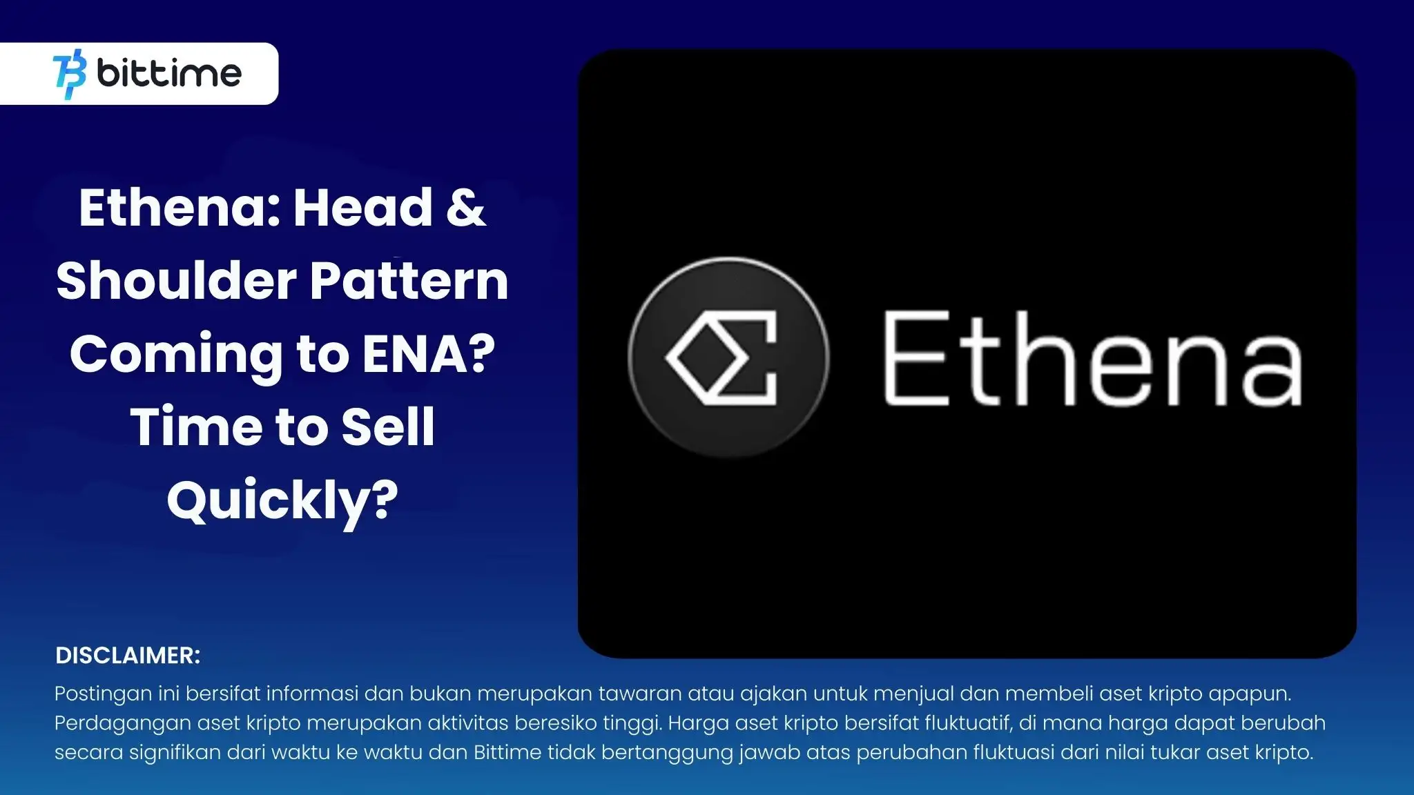 Ethena Head & Shoulder Pattern Coming to ENA Time to Sell Quickly.webp