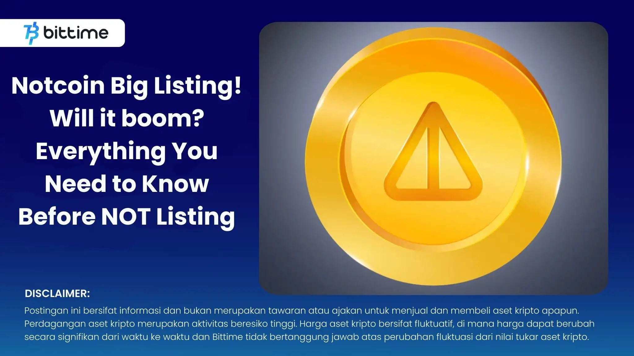 Notcoin Big Listing! Will it boom Everything You Need to Know Before NOT Listing .webp