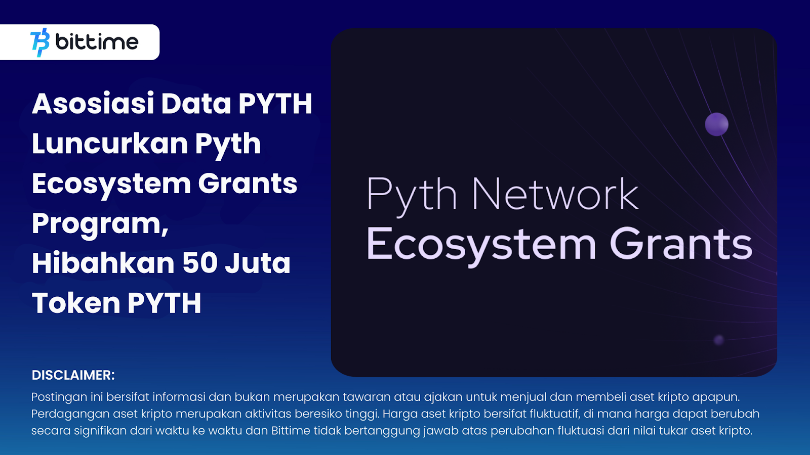 Asosiasi Data PYTH Luncurkan Pyth Ecosystem Grants Program