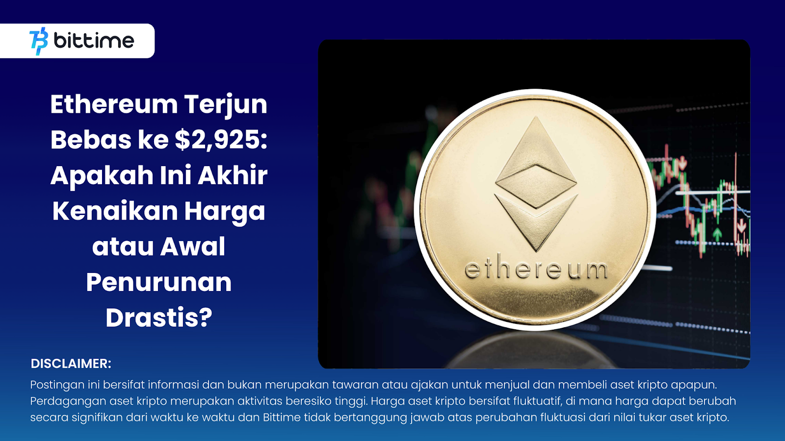 Ethereum Freefalls to $2,925 Is This the End of the Price Rise or the Beginning of a Drastic Drop
