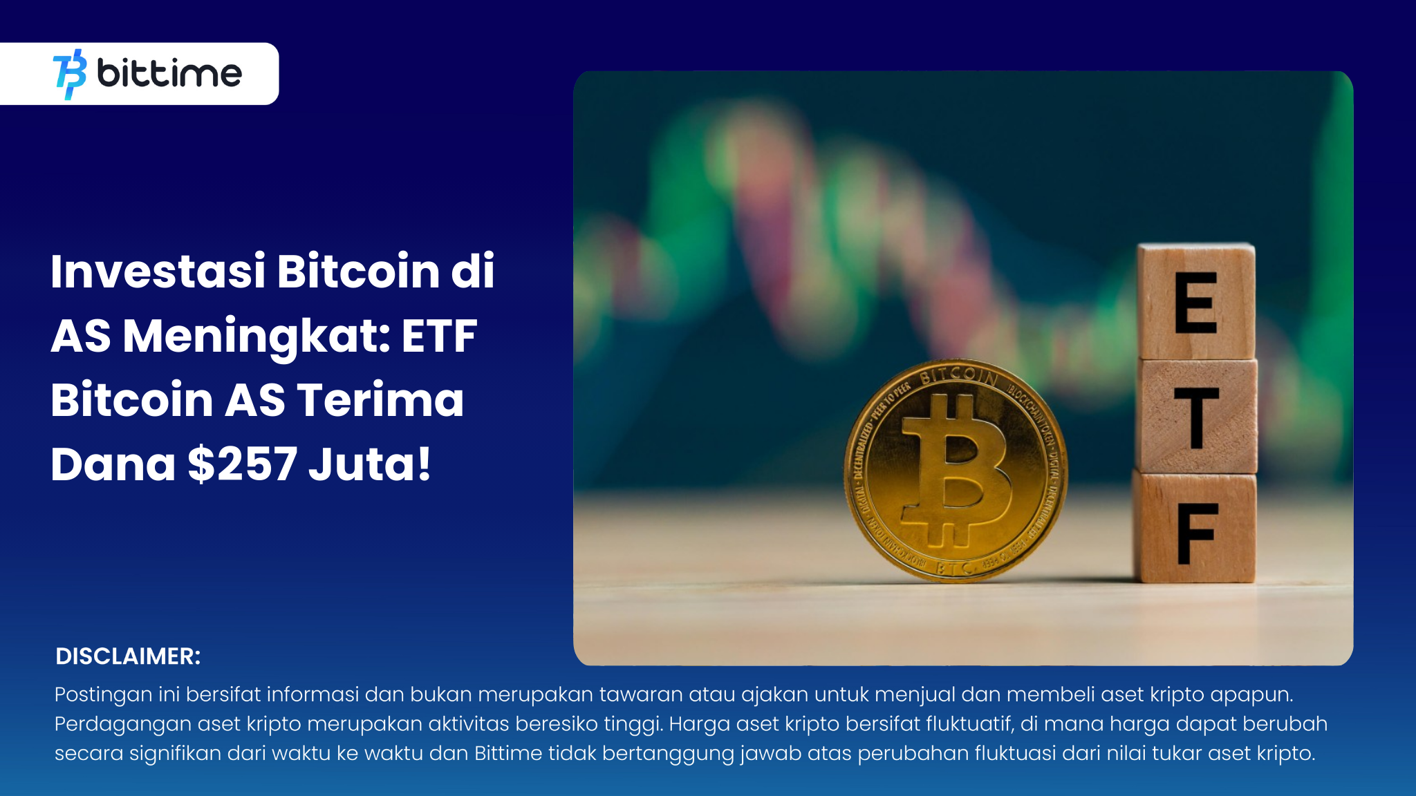 Bitcoin Investment in US Increases US Bitcoin ETF Receives $257 Million in Funds!.png