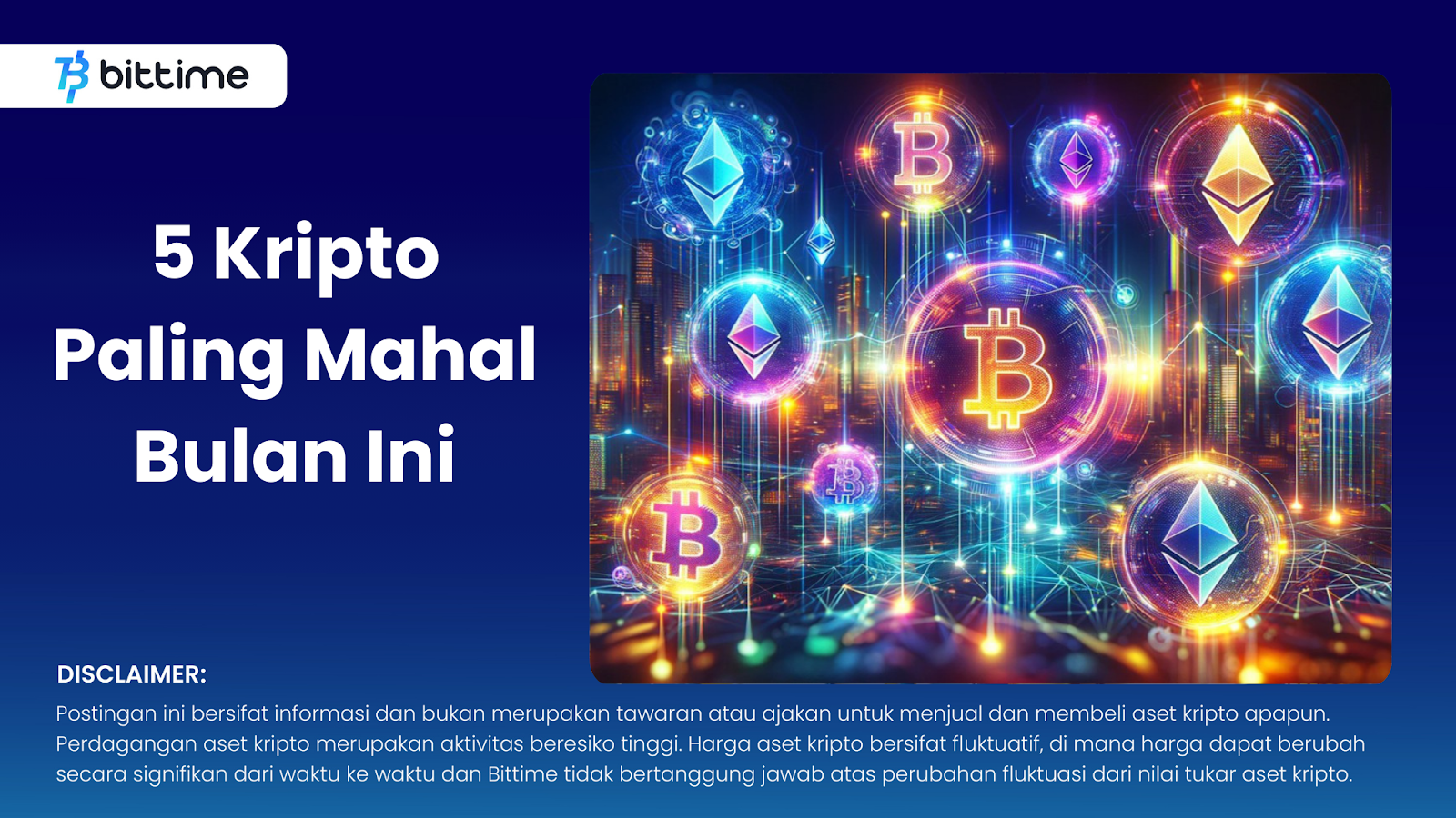 5 Kripto Paling Mahal Bulan Ini

