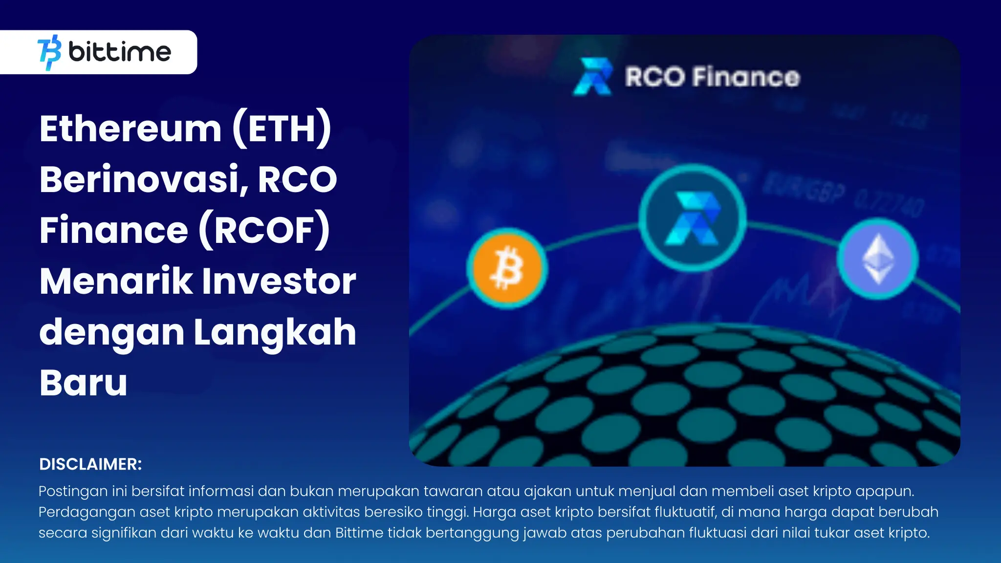 Ethereum (ETH) Innovates, RCO Finance (RCOF) Attracts Investors - Bittime.webp
