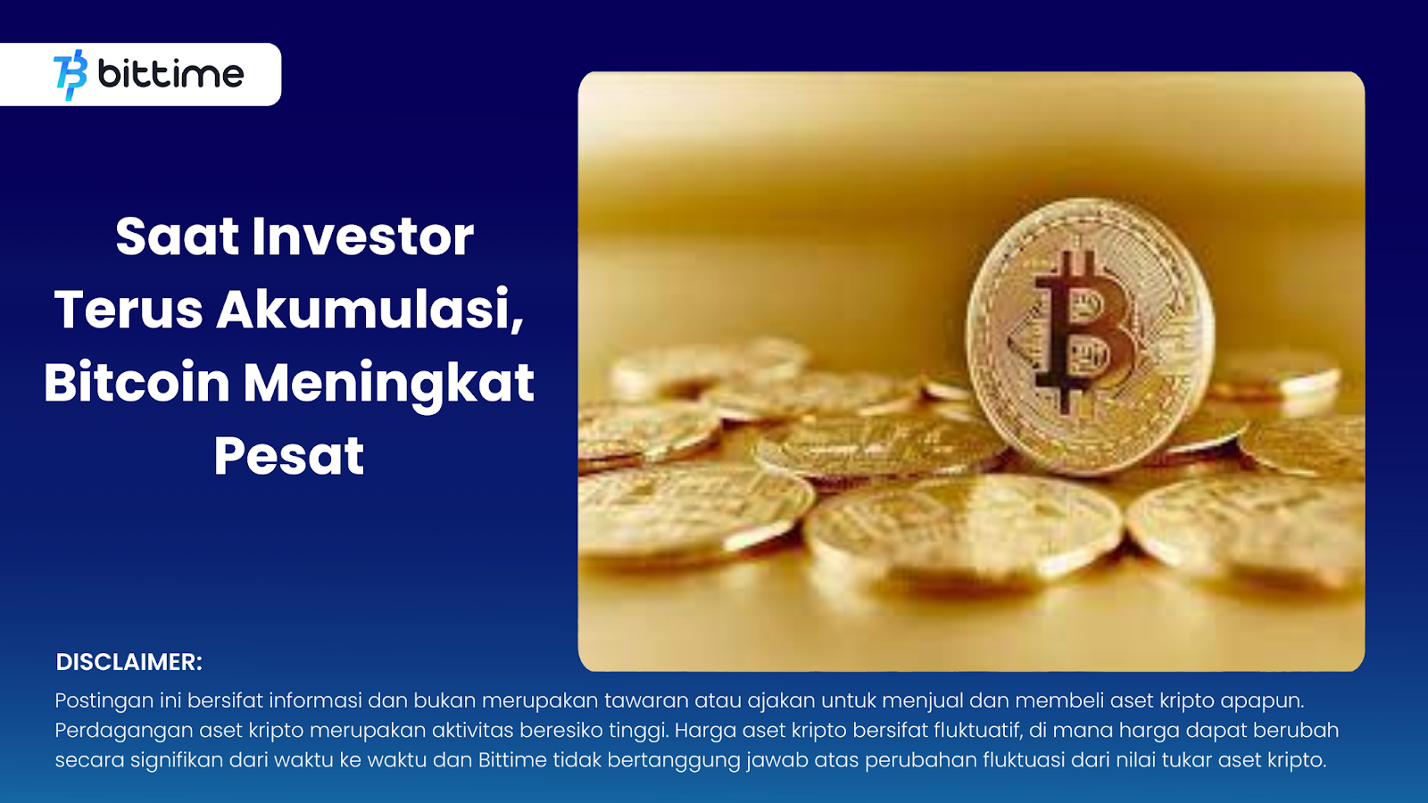 As Investors Continue to Accumulate, Bitcoin Increases Rapidly