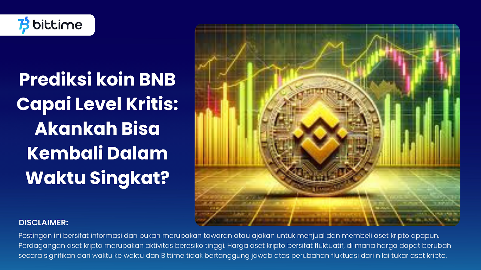 Prediksi koin BNB Capai Level Kritis: Akankah Bisa Kembali Dalam Waktu Singkat?
