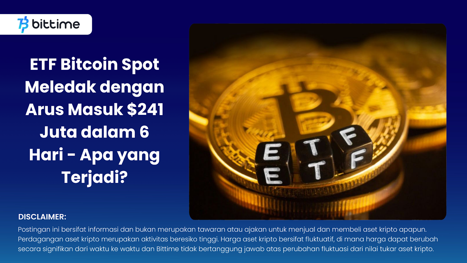 Bitcoin Spot ETF Explodes with $241 Million Inflows in 6 Days - What Happened
