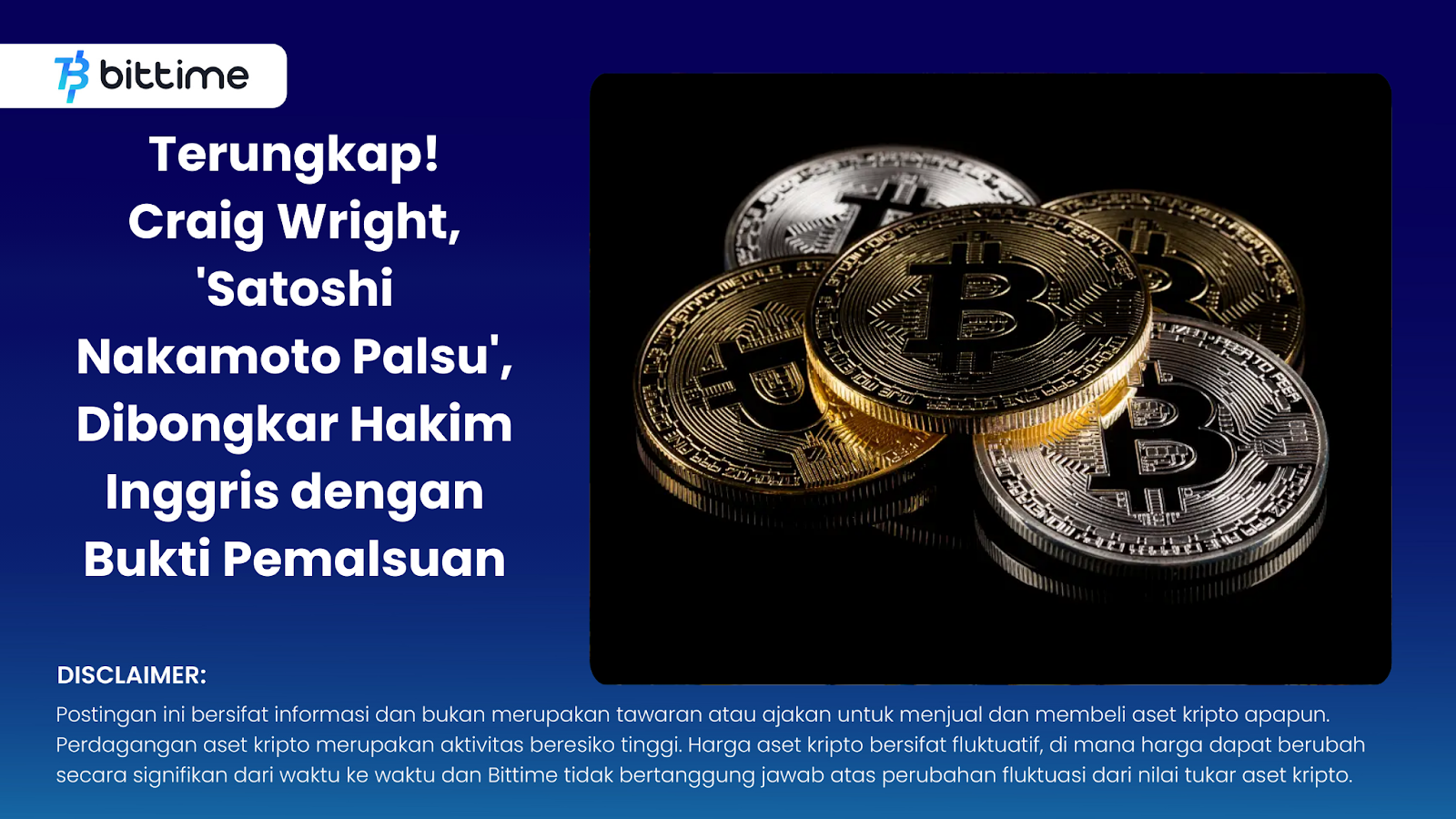 Revealed! Craig Wright, 'Fake Satoshi Nakamoto', Exposed by British Judge with Evidence of Forgery
