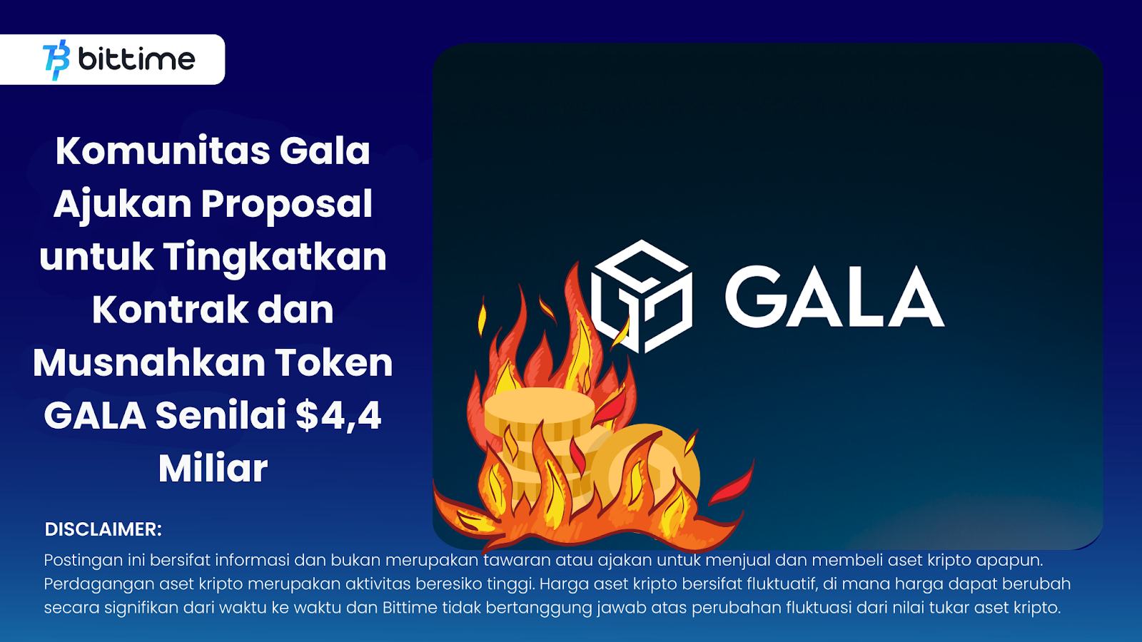 Gala Community Submits Proposal to Increase Contract and Destroy $4.4 Billion Worth of GALA Tokens