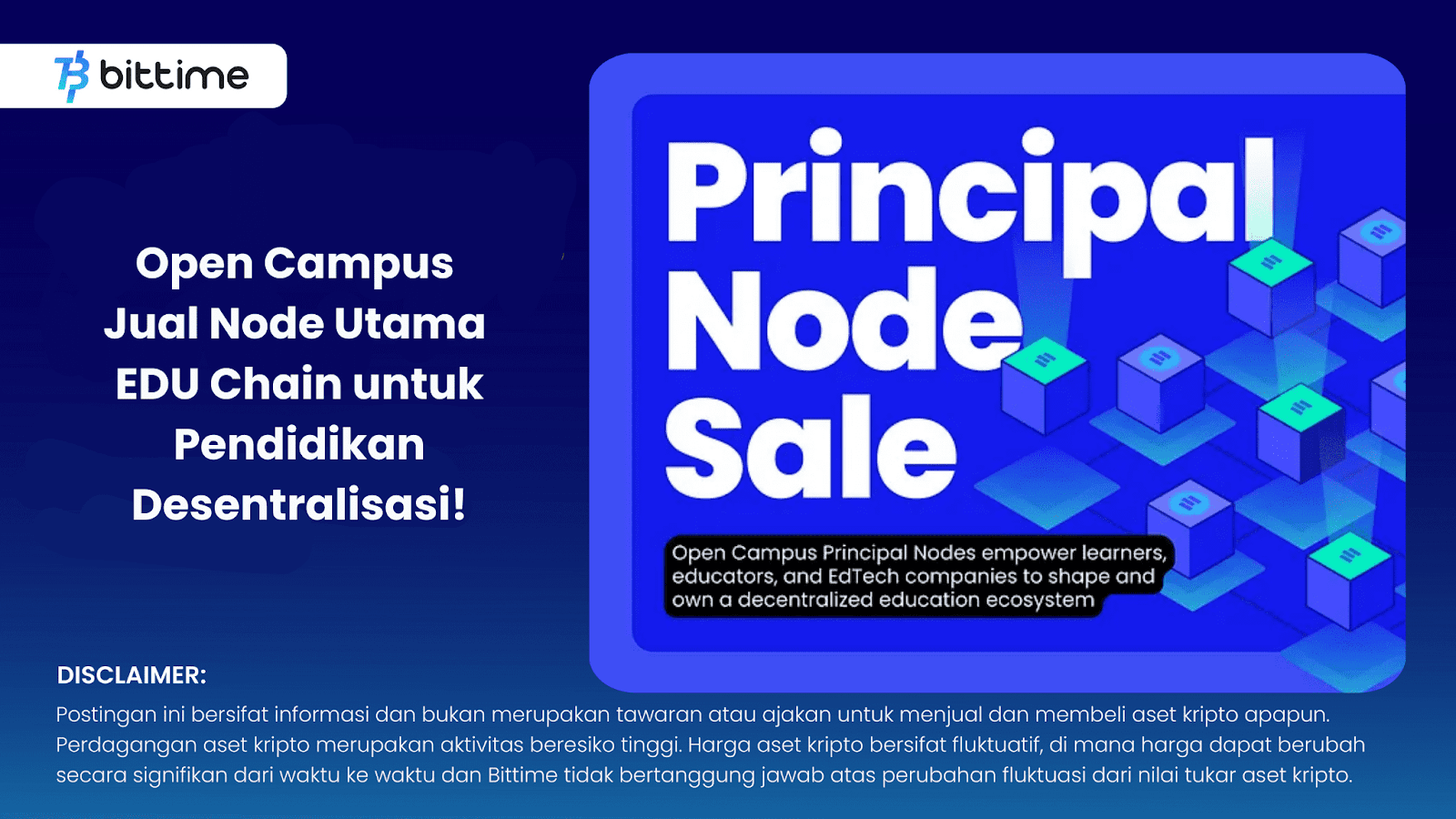 Open Campus jual node utama EDU Chain