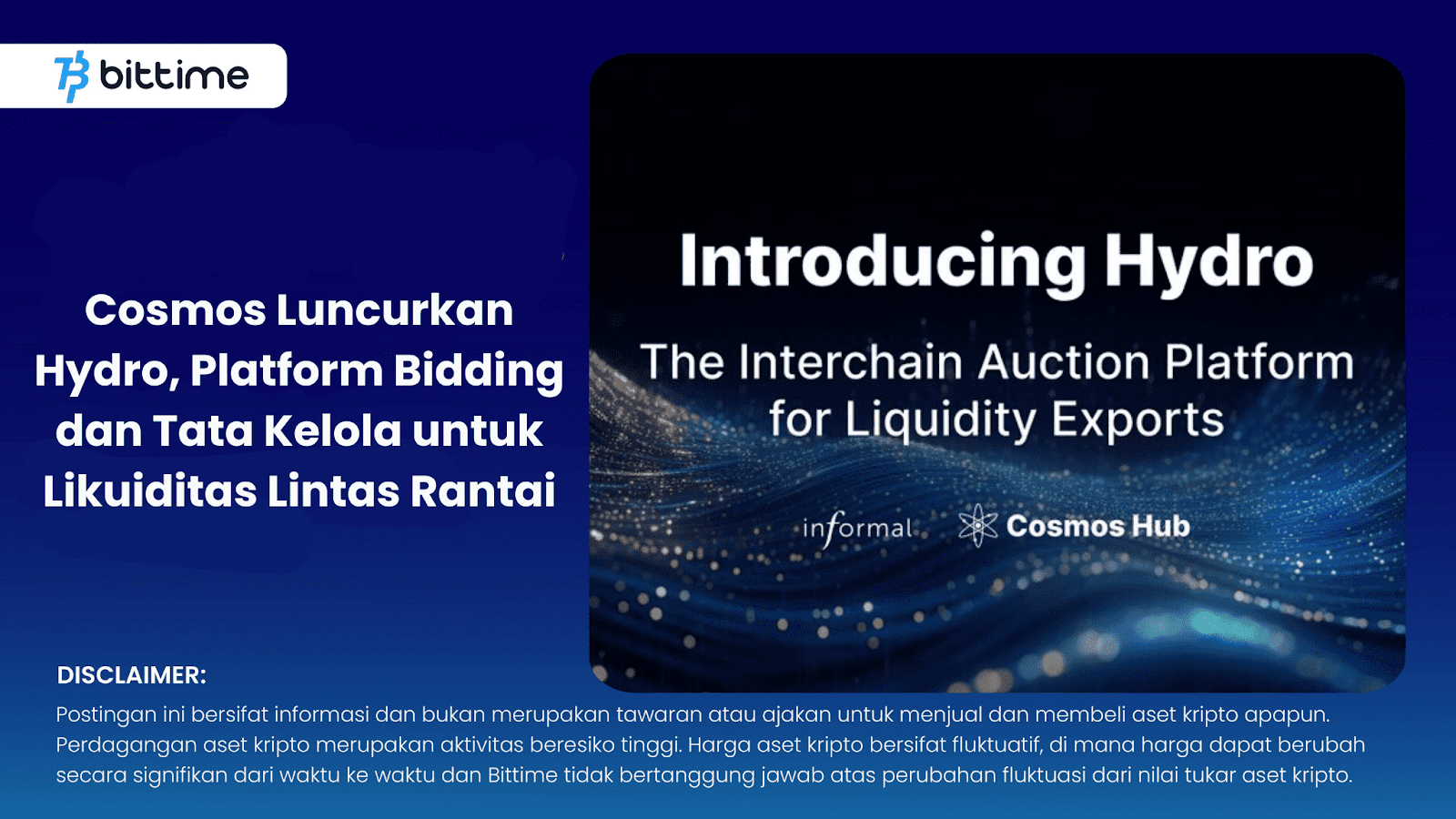 Cosmos luncurkan Hydro