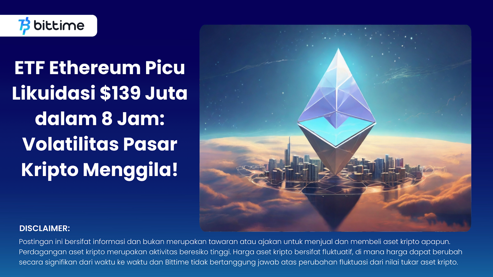Ethereum ETF Triggers $139 Million Liquidation in 8 Hours: Crypto Market Volatility Goes Crazy!
