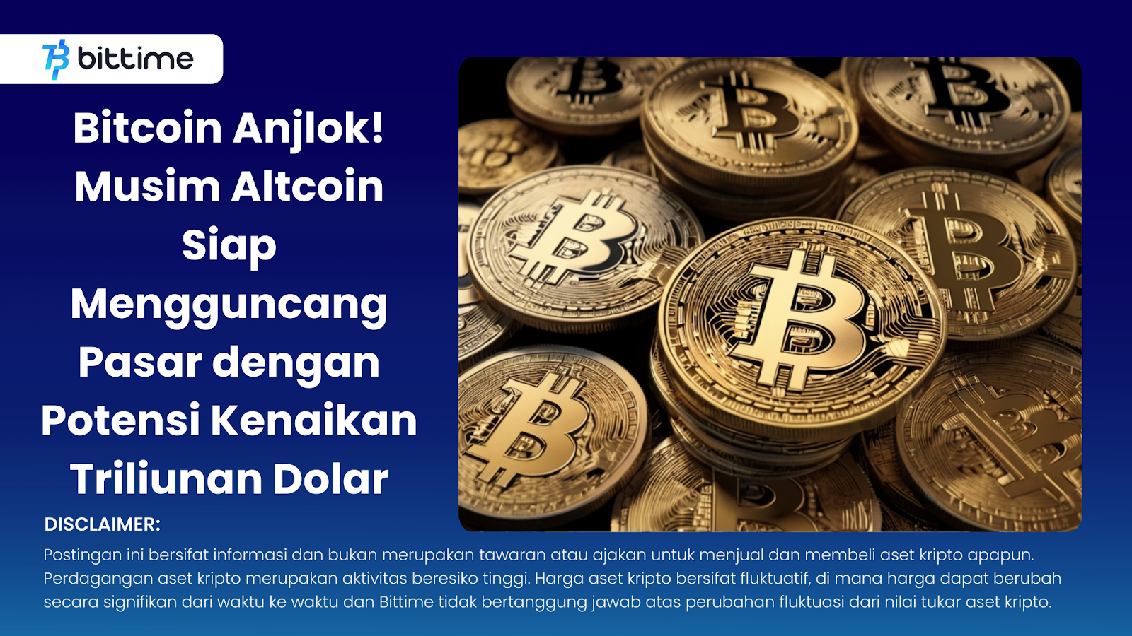 Bitcoin Plummets! Altcoin Season Is Poised to Rock the Market with Potential for Trillions of Dollars in Gains
