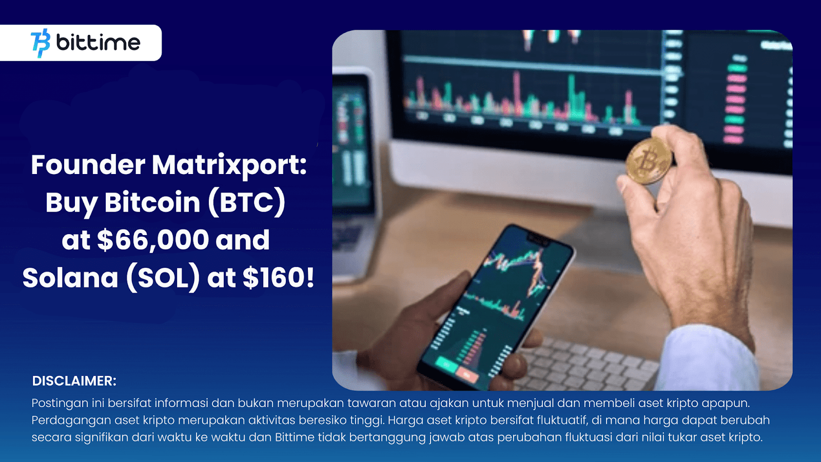 Buy BTC dan SOL, Matrixport