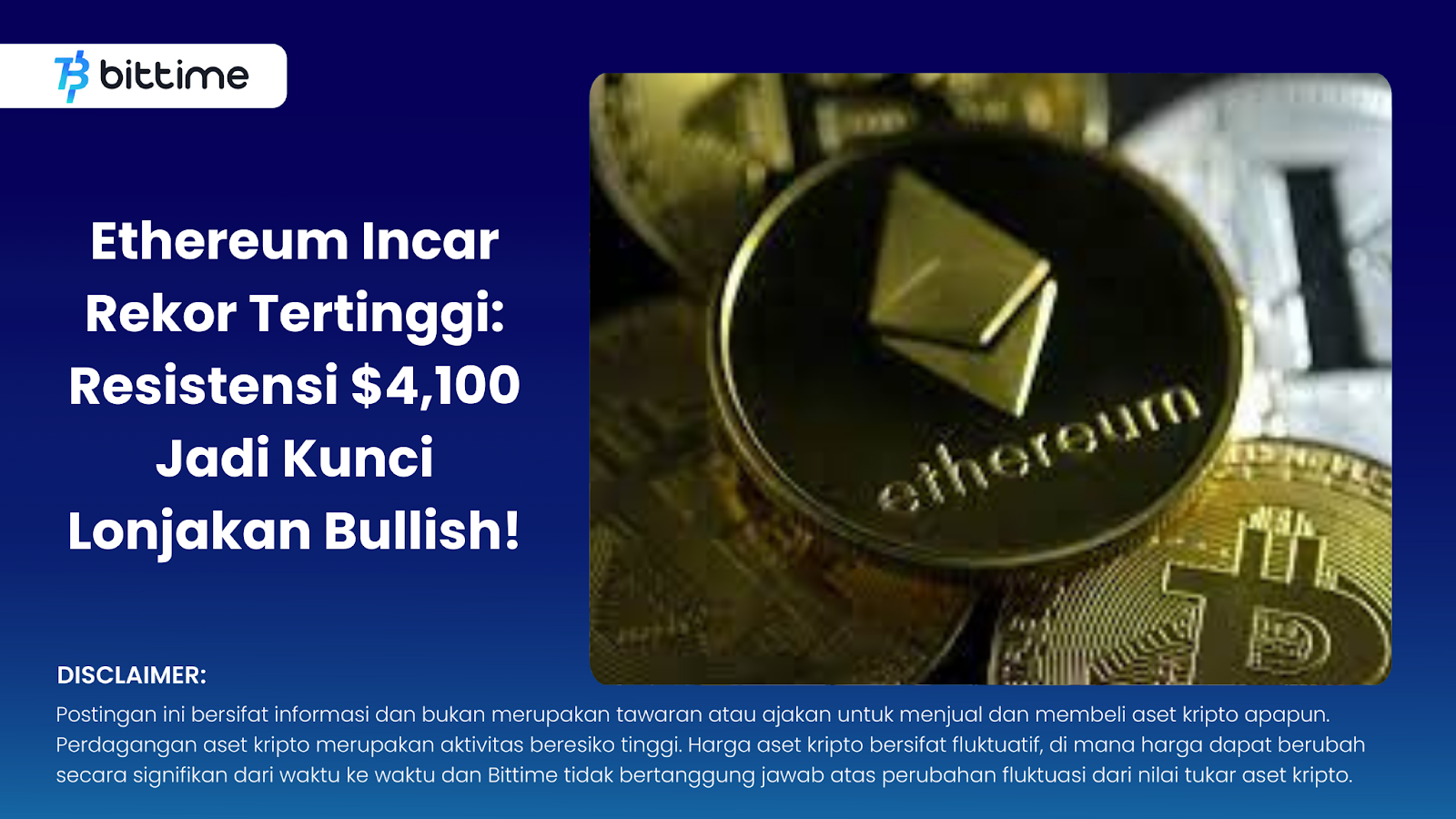 Ethereum Incar Rekor Tertinggi: Resistensi $4,100 Jadi Kunci Lonjakan Bullish!
