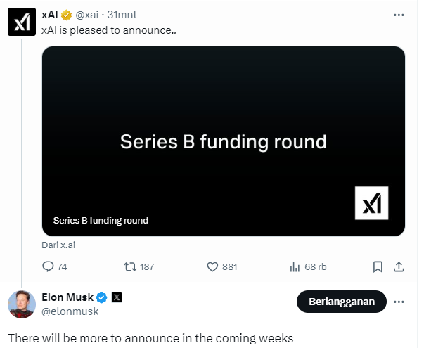 Series B Funding xAI