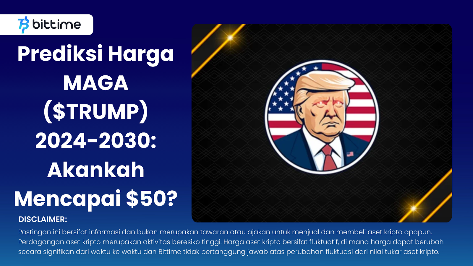 MAGA ($TRUMP) Price Prediction 2024-2030: Will it Hit $50? – Bittime