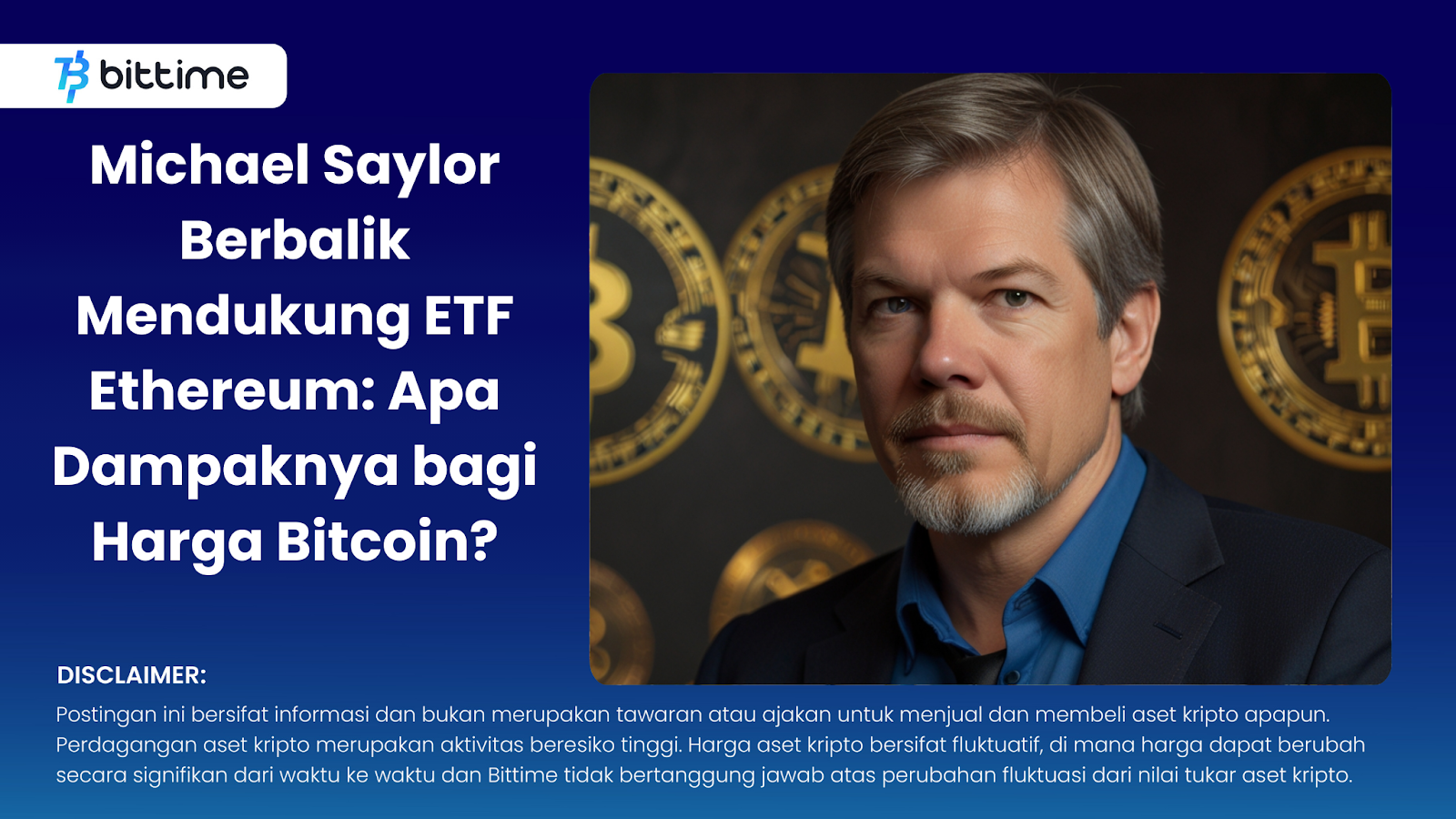 Michael Saylor Turns Back in Favor of Ethereum ETF What This Means for Bitcoin Prices
