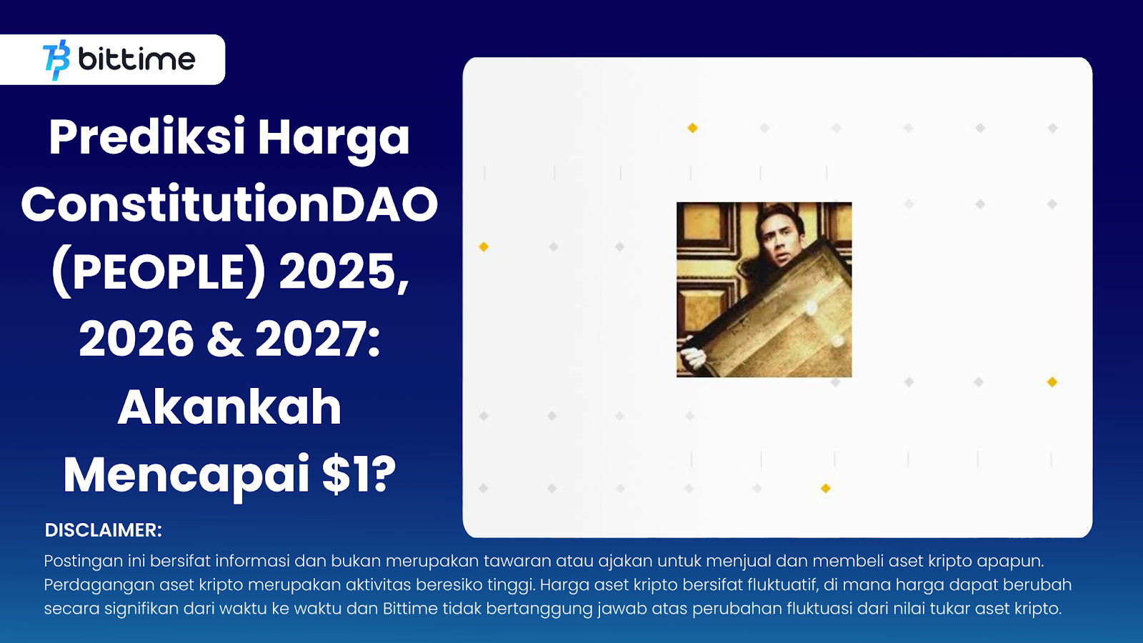 ConstitutionDAO (PEOPLE) Price Prediction 2025, 2026 & 2027: Will it Hit $1?